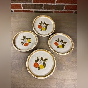 Mikasa Stone Manor Tempting F5812 Dessert Plate Salad 7.5" Round Japan Set of 4